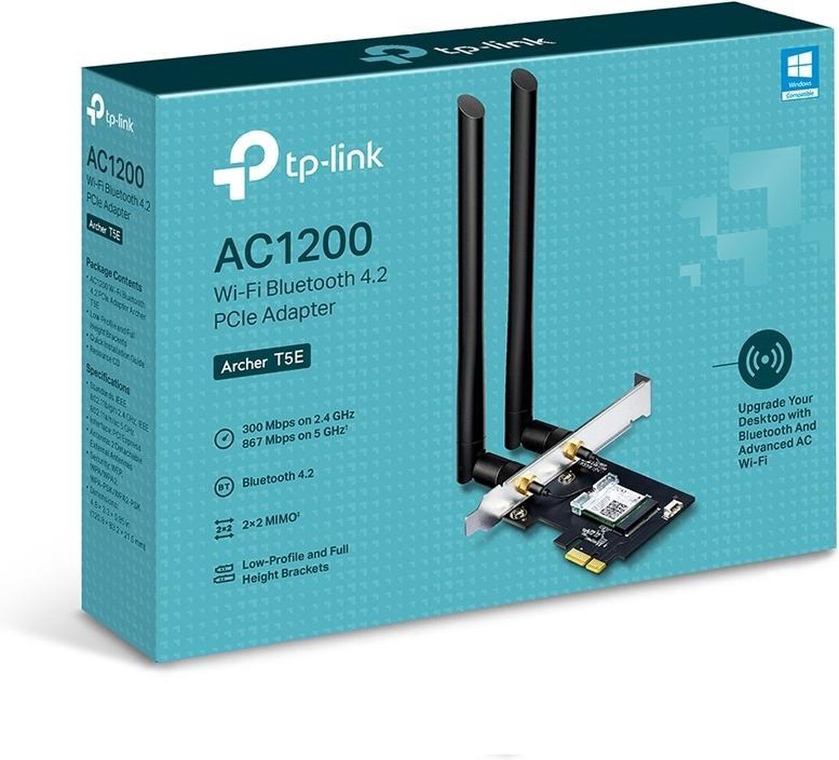 TP-LINK Archer T5E Intern WLAN Bluetooth 867 Mbits