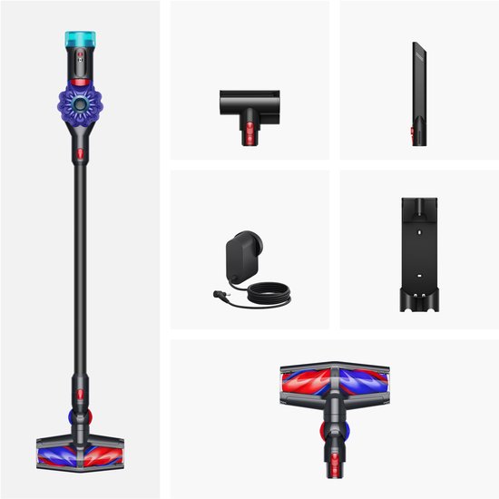 Dyson V10 Konical - Steelstofzuiger - Zwart/Paars - 150 Air Watts