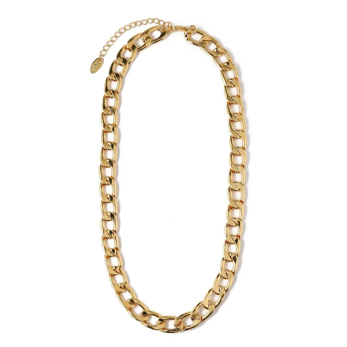 Orelia ketting gourmette schakel breed met giftbox