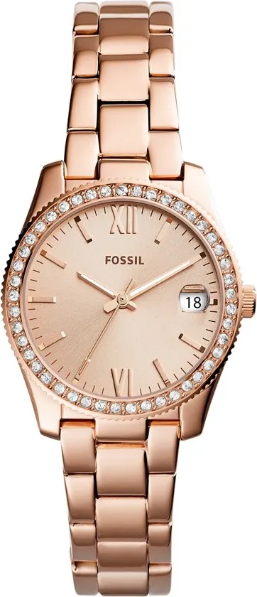 Fossil Scarlette horloge - Goudkleurig - 32 mm
