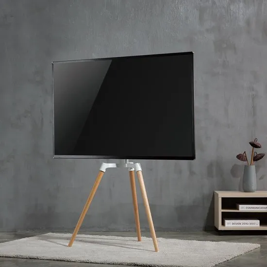 Nedis TV Vloerstandaard - 50 - 65 " - Maximaal schermgewicht: 35 kg - Scandinavian Design - Draaibaa