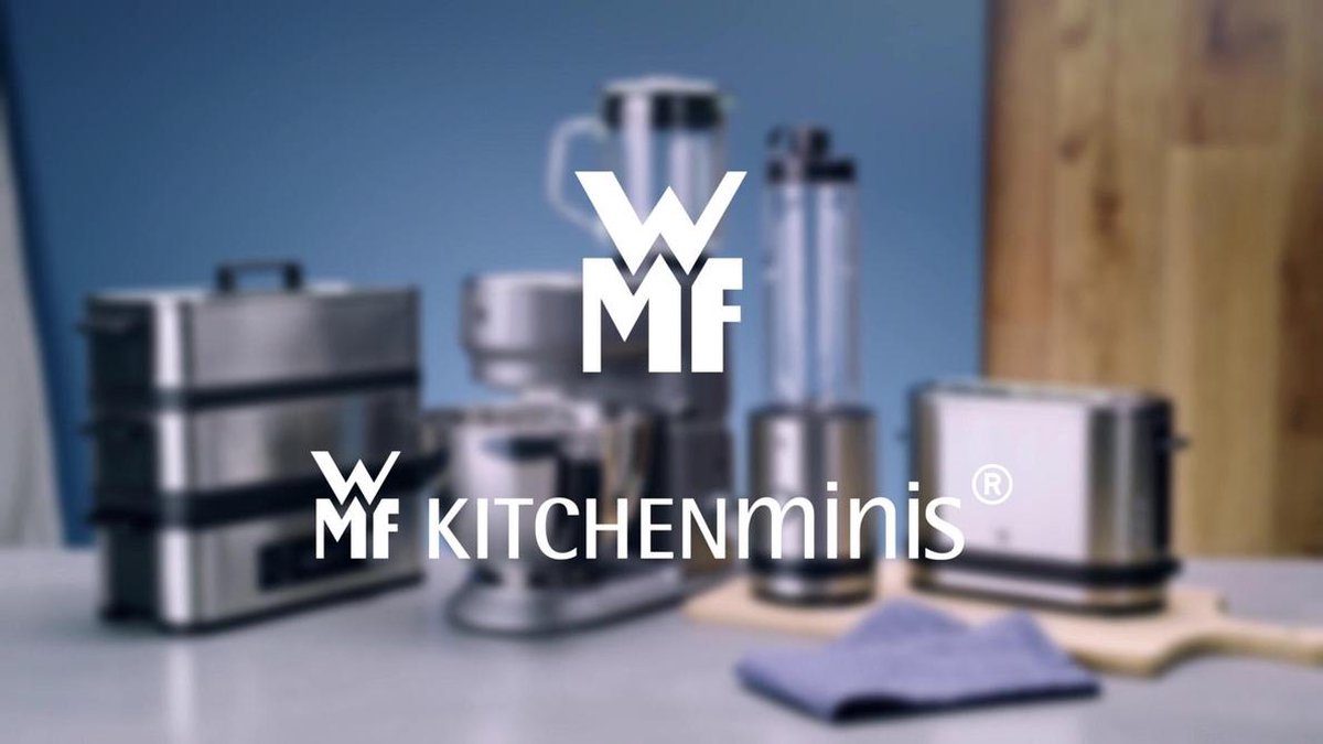 WMF KITCHENminis 416490011 - Compact Blender - 0.8L - RVS - Smoothie Maker