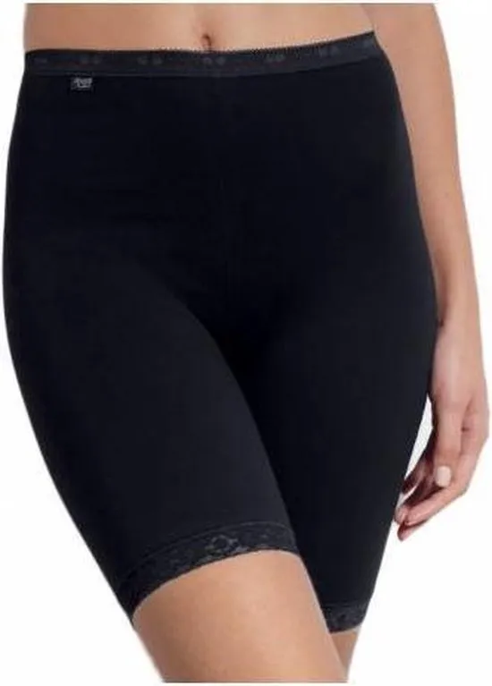 Sloggi - Maat 48 - Dames - Basic Long Slip - Zwart