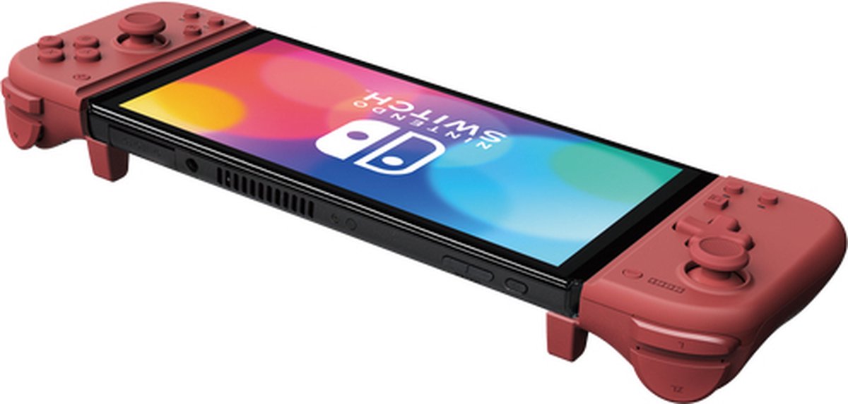 Hori Split Pad Pro Compact - Switch Controller - Abrikoos Rood - Nintendo Switch/Switch OLED