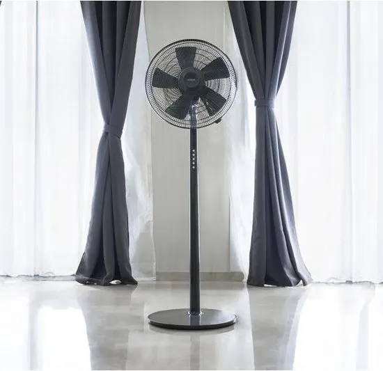 Cecotec ForceSilence 550 Smart - Statiefventilator GRIJS