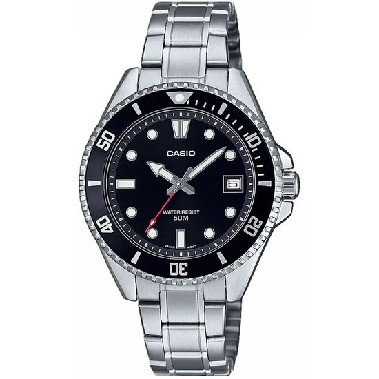Casio Casio Collection MDV-10D-1A1VEF Horloge - Staal - Zilverkleurig - Ø 36 mm