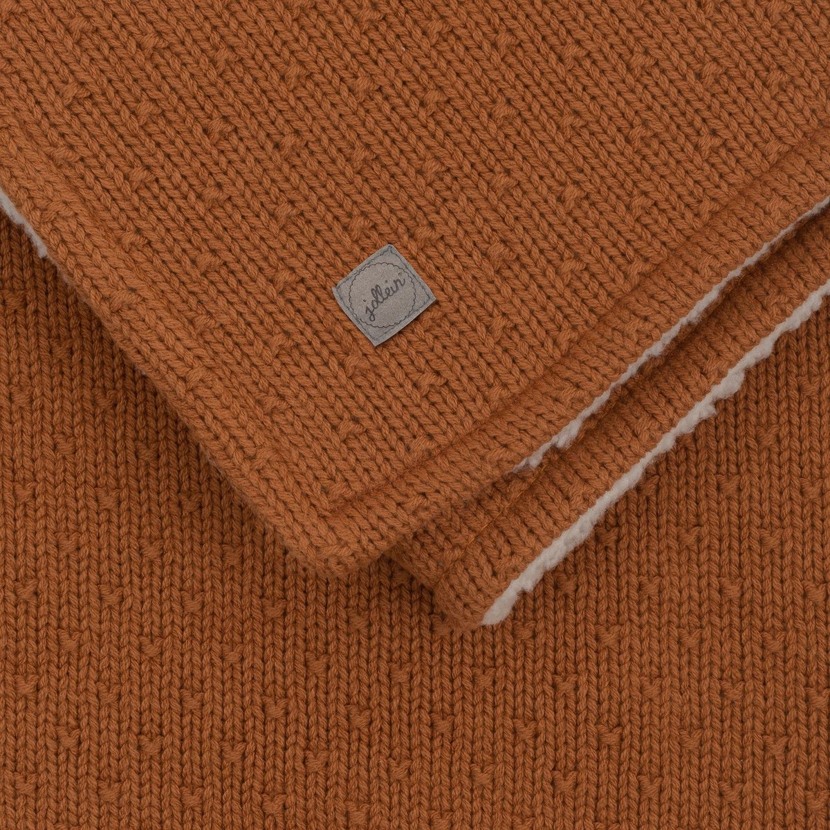 Jollein Wieg Deken Teddy 75x100cm - Bliss Knit - Caramel