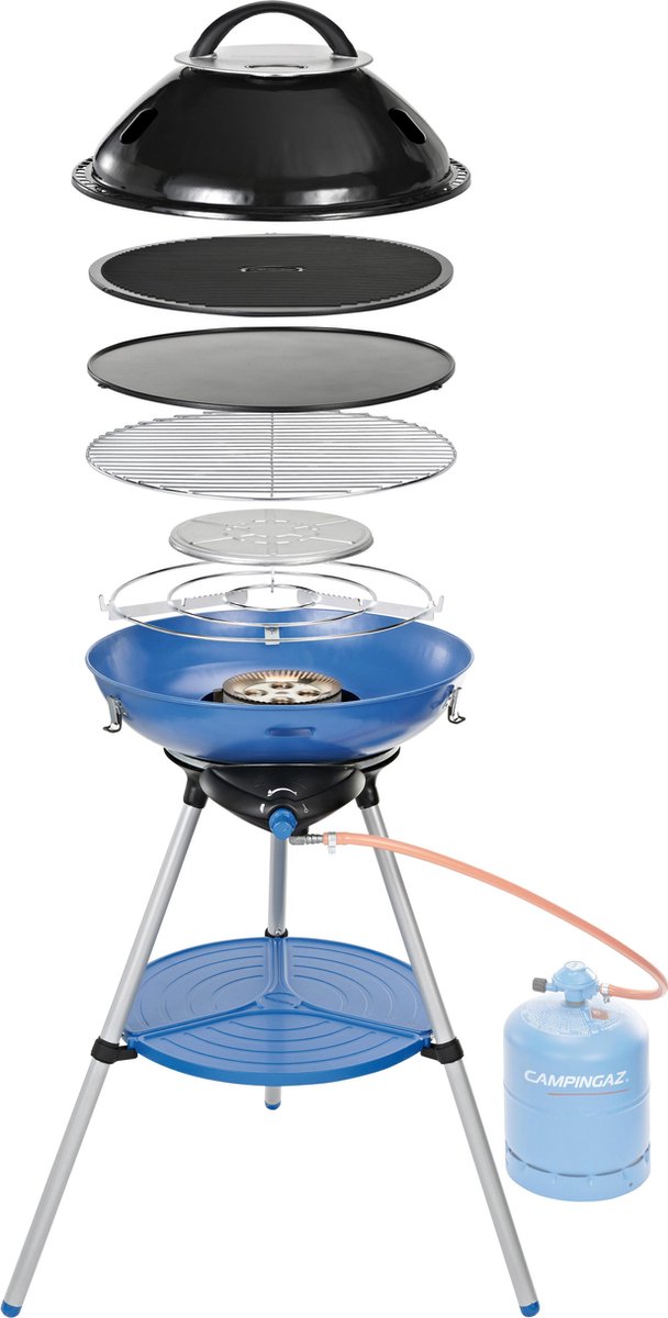 grill, koepel, barbecue, gasfles, kolom