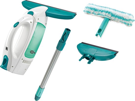 Leifheit Dry & Clean ruitenreiniger - incl. steel (43 cm) - inwasser - smalle zuigmond (17 cm) - click system