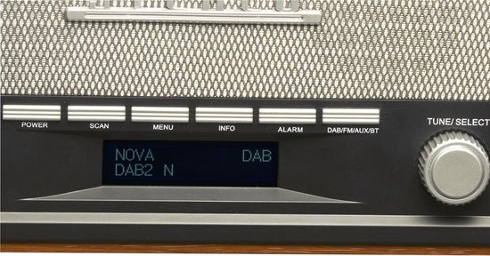 Denver DAB-18 - Retro DAB+ radio met Bluetooth - Hout