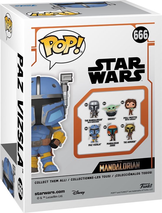 Funko Pop #666 Star Wars: The Mandalorian Paz Vizsla
