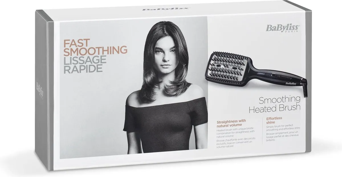 BaByliss  Smoothing Heated Brush HSB101E - Stijlborstel