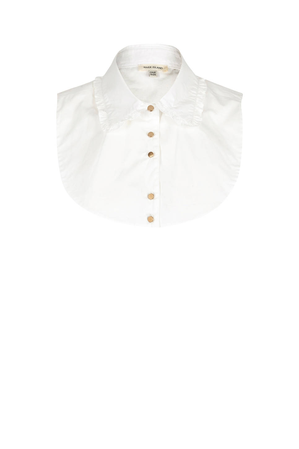River Island Losse Kraag - Wit