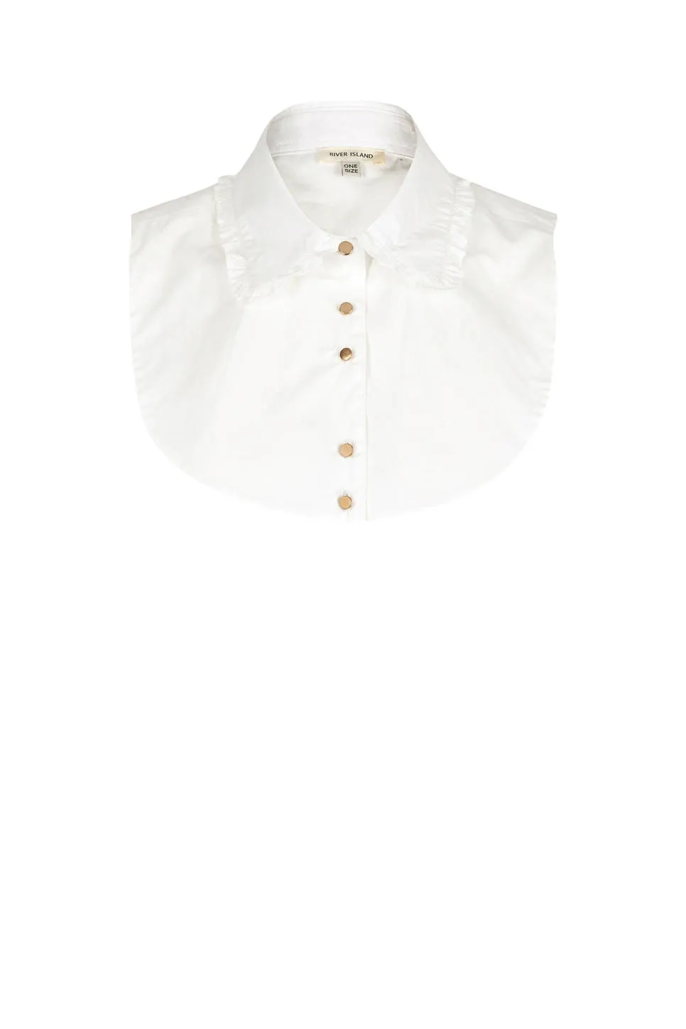 River Island Losse Kraag - Wit