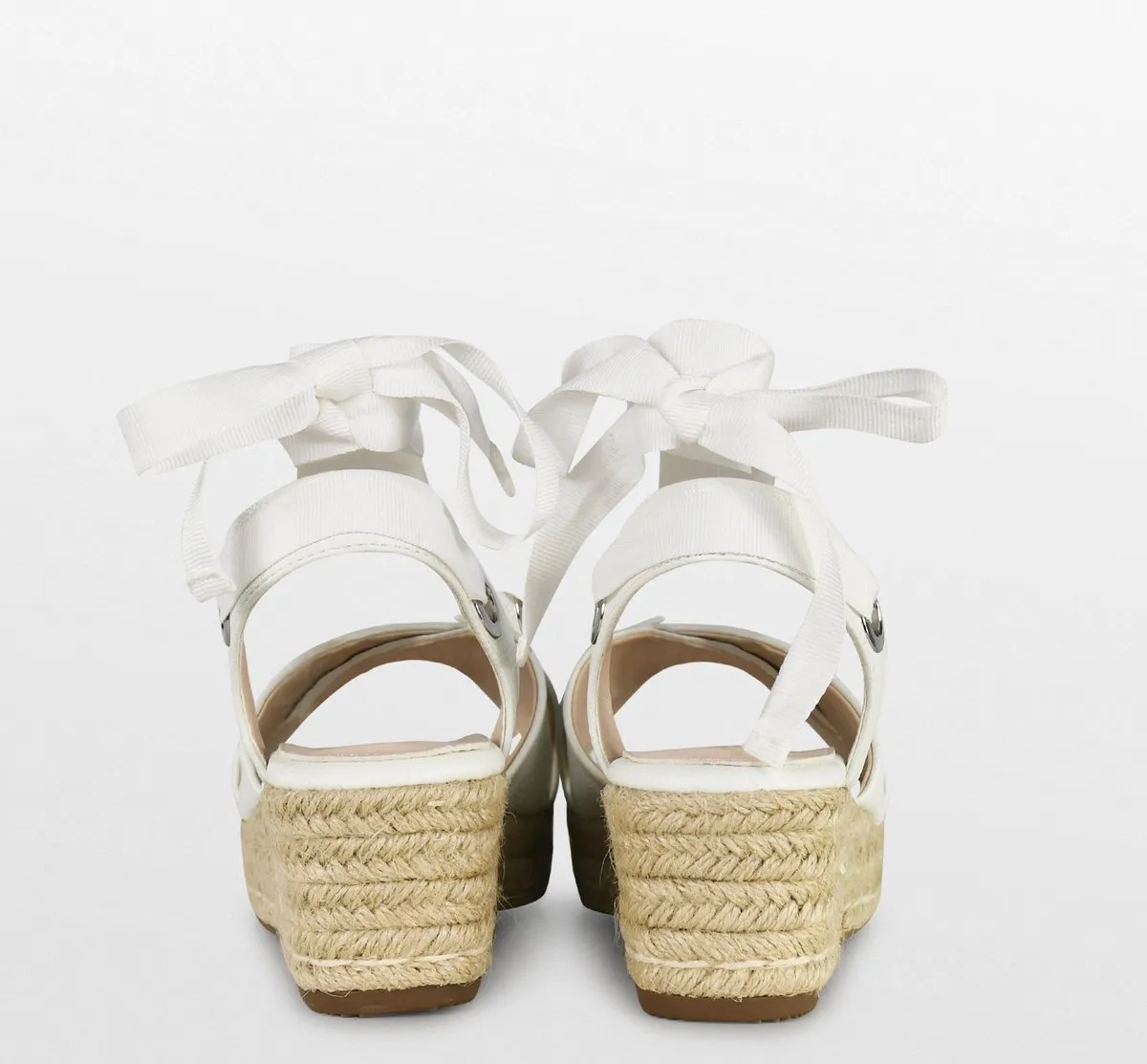 POSH by Poelman SAAR Dames - 37 - Sandalen/Espadrilles - Wit