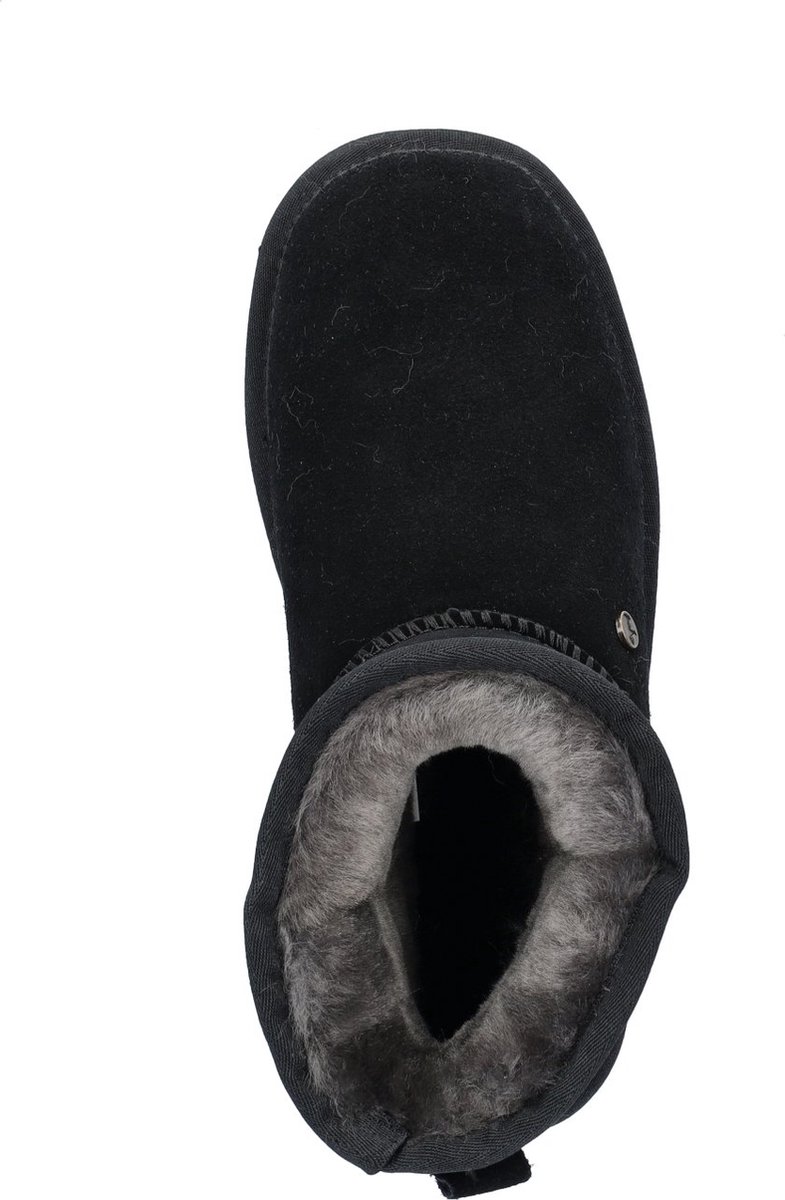 Warmbat - Maat 38 - Wallaby Women Suede Boot Dames Laarzen - Zwart