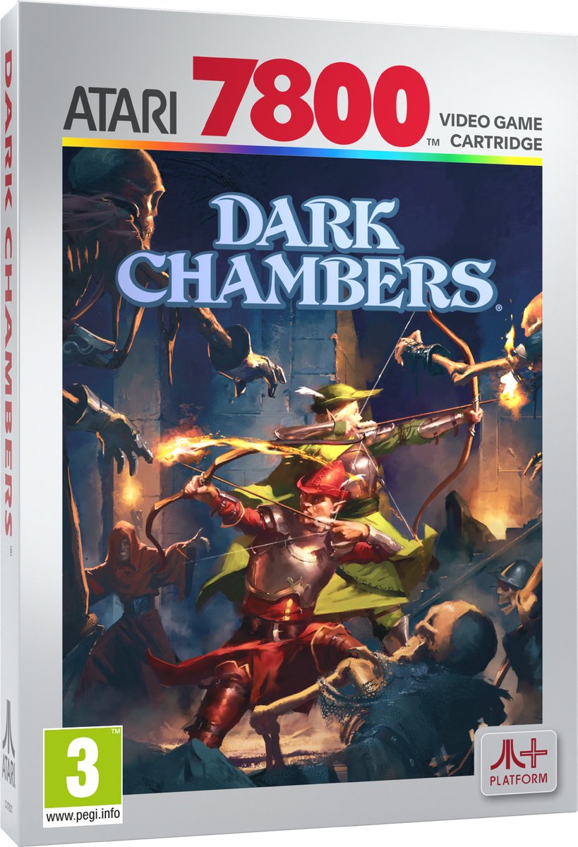 Dark Chambers - ATARI 7800+ Publicatie, Boek, stripboeken, Persoon