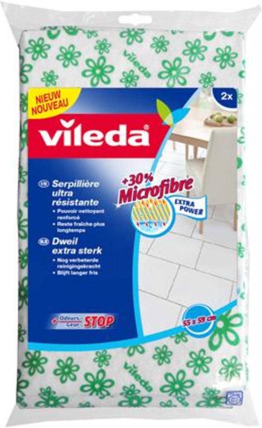 Vileda Original Groene Dweil 2Pk
