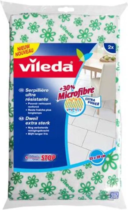 Vileda Original Groene Dweil 2Pk