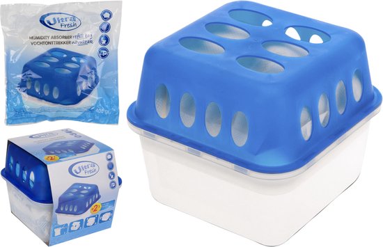 Ultra Fresh Vochtvanger - 750 ml - met 2x navulling 400 gram