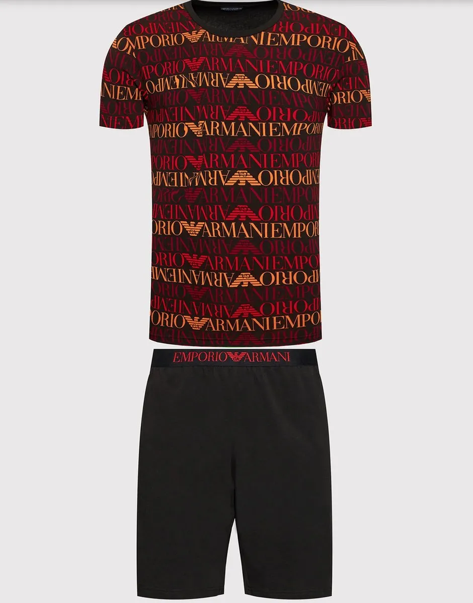 Emporio Armani Mania Pyjama heren - Zwart - Maat L