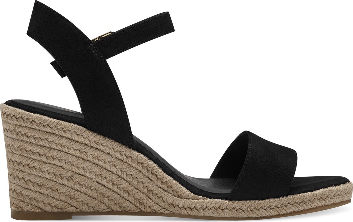 wedges, espark, zand-kleur, dobbelband, enveloppe-sandalen