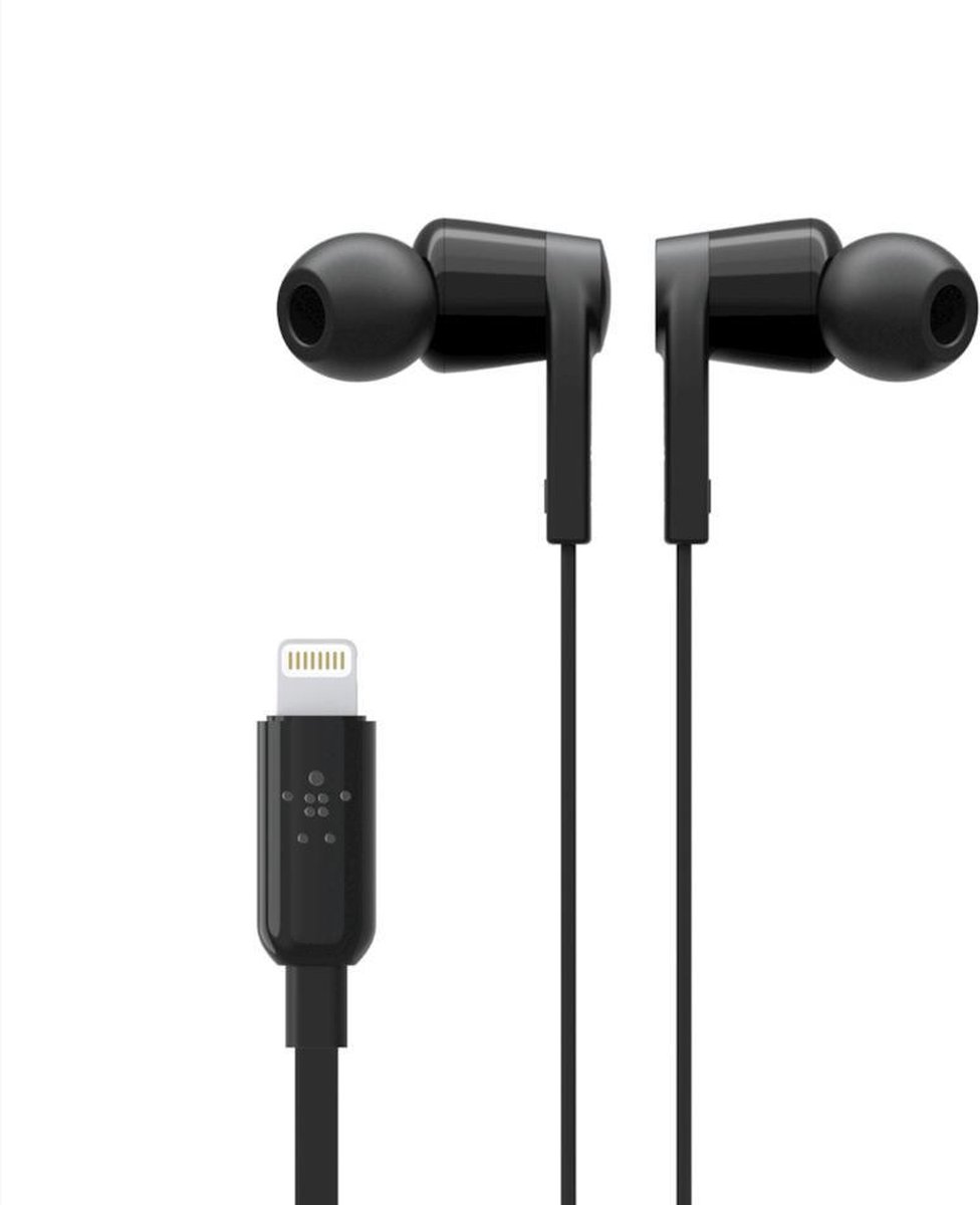Belkin ROCKSTAR™ in-ear oordopjes met USB-C connector - Zwart