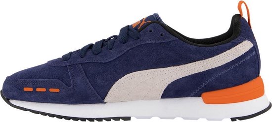 PUMA - maat 42 - R78 Sd Heren Sneakers - Peacoat-Gray Violet-Dragon Fire