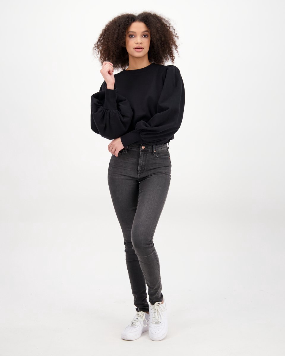 Broeken, Lange mouwen, Jeans, Persoon, Vrouw