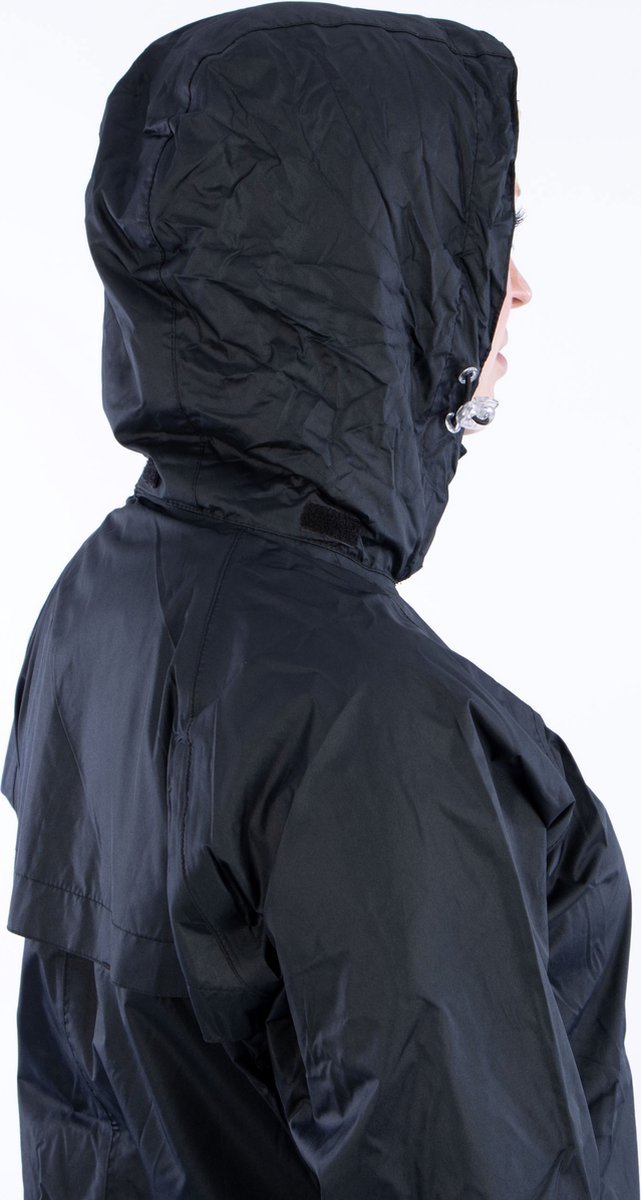 Ralka Regenjas Deluxe Lang Model - Dames - Zwart/Aqua - 42