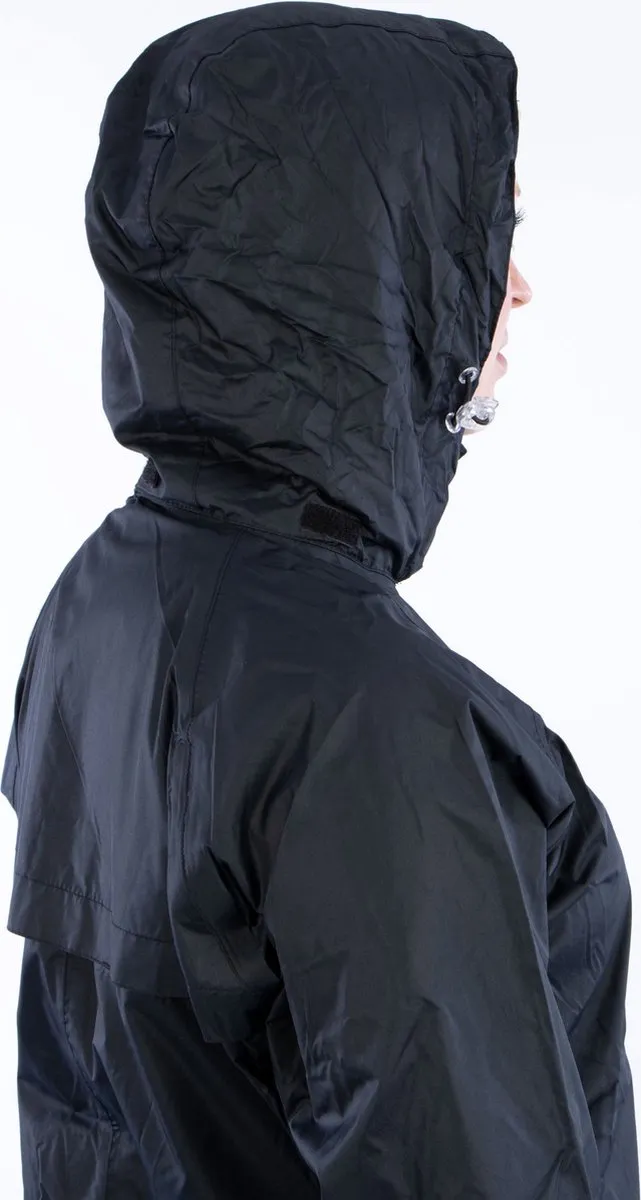 Ralka Regenjas Deluxe Lang Model - Dames - Zwart/Aqua - 42
