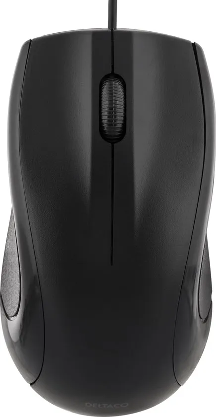 Deltaco MS-711 Optische Gaming Muis - Bedraad - 1200 DPI - Zwart