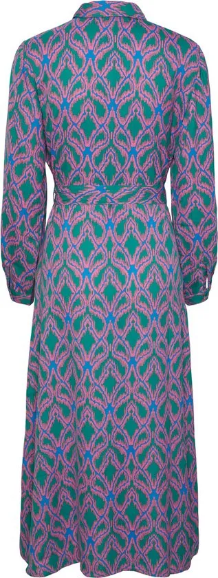 PIECES - Maat S - PCASHLEY LS MIDI SHIRT DRESS D2D Dames