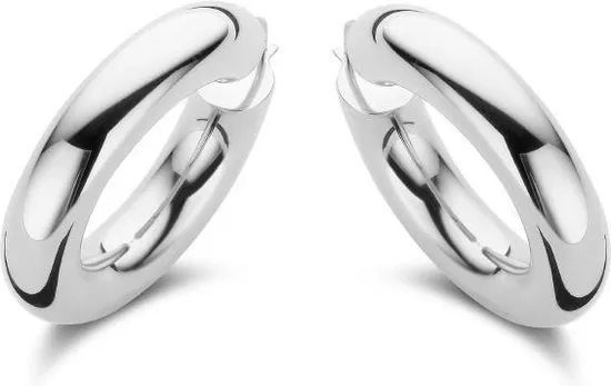 Casa Jewelry Oorringen Boa - Zilver - 35 mm