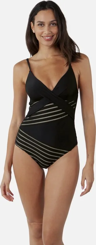 Barts Alira - 42 - Shaping One Piece Zwart Dames Badpak