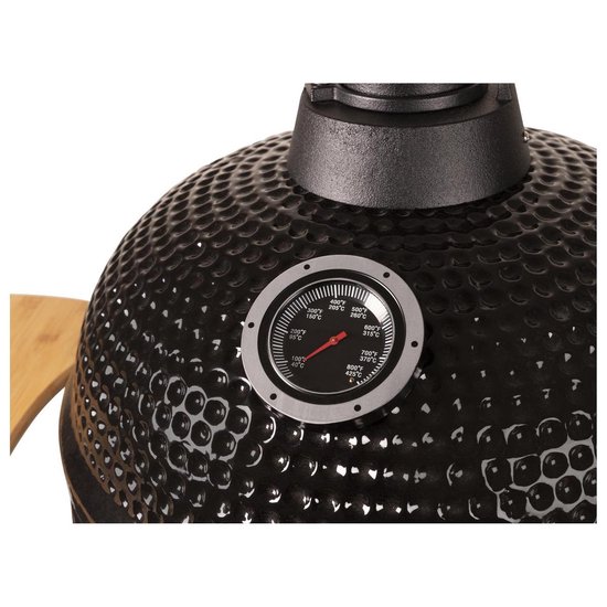 Patton Kamado 16" - Keramisch - Premium Black - incl. Bluetooth kerntemperatuurmeter - LED verlichti