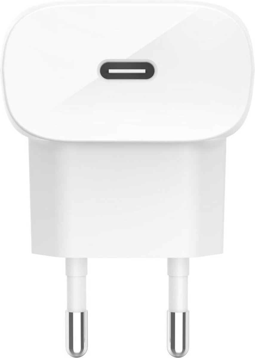Belkin BOOST↑CHARGE Wandlader - USB-C - Apple iPhone - 20W Power Delivery - Wit