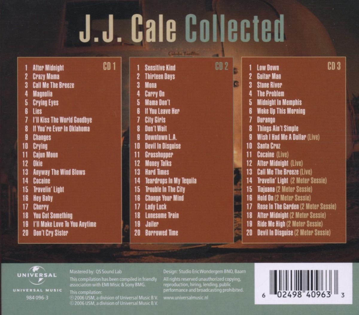 J.J. Cale Collected CD