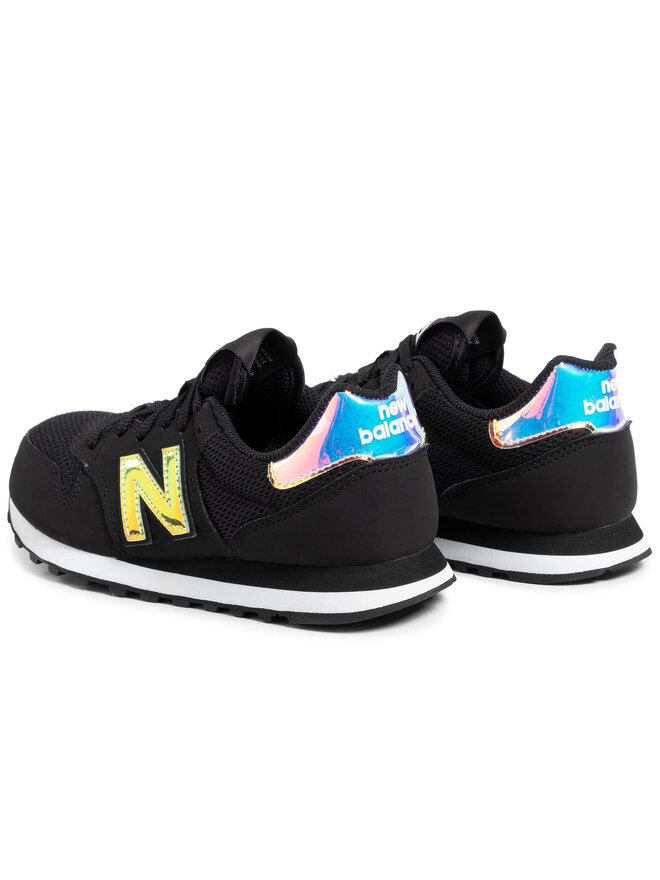 sneakers, zwarte, kunstmatige textuur, sportief, contrasterende hiel
