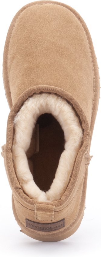 slippers, boots, shearling, tan, ankle