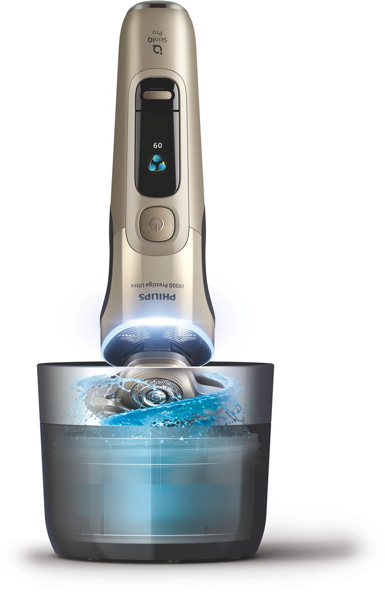 Philips Shaver i9000 Prestige Ultra Elektrisch Scheerapparaat Voor Mannen - Met Quick Clean Pod & Precisietrimmer - Goud - XP9403/31