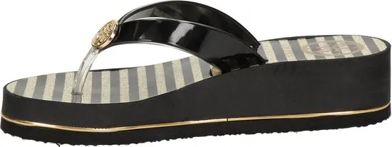 GUESS - Maat 37 - Enzy/Beach Thong Dames Slippers - Zwart