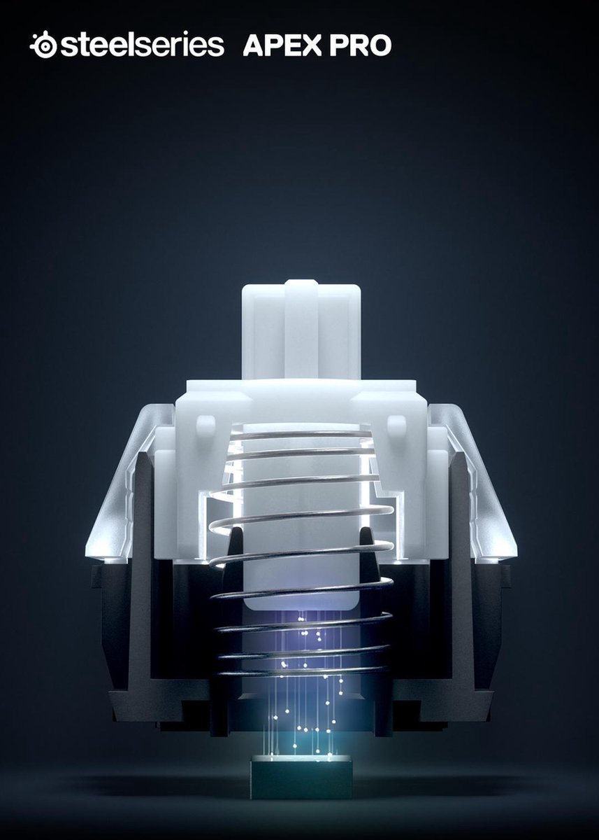 SteelSeries Apex Pro TKL Qwerty Mechanisch Gaming Toetsenbord - OmniPoint Switch