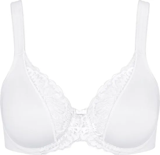 Triumph - 85C - Modern Lace+Cotton W Vrouwen Beha - WHITE