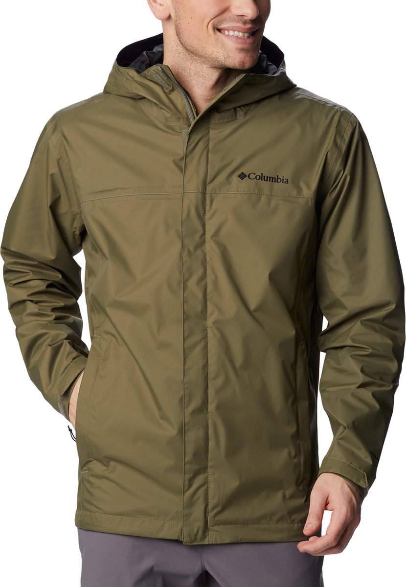 jacket, windbreaker, olijfgroen, Columbia, hooded