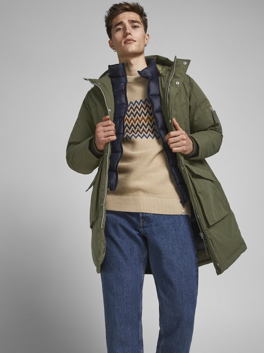 JACK&JONES JORTERRAZZO PARKA JACKET - S - Heren Jas