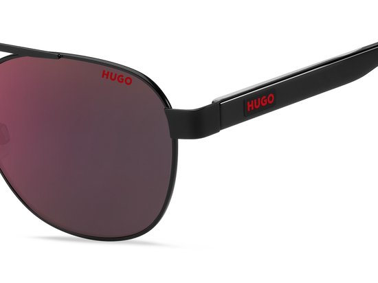 HUGO Zonnebril (HG1196/S) Volwassenen Zilverkleurig Volledig omrand Met spiegelglazen