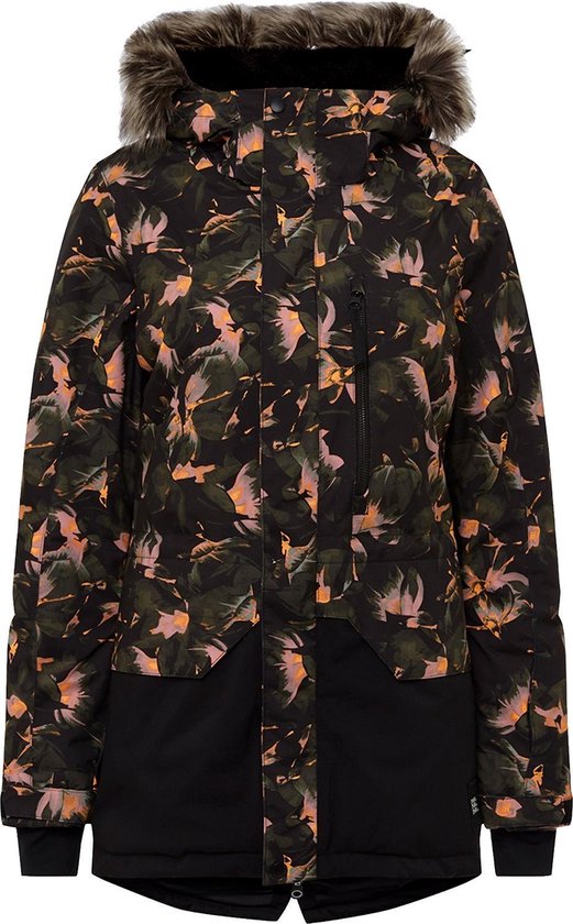 O'Neill Zeolite Jacket Dames Ski jas - Maat XS - Black Aop