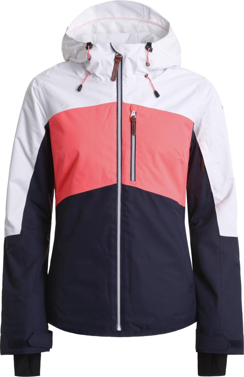 jas, windbreaker, colorblock, capuchon, zipper