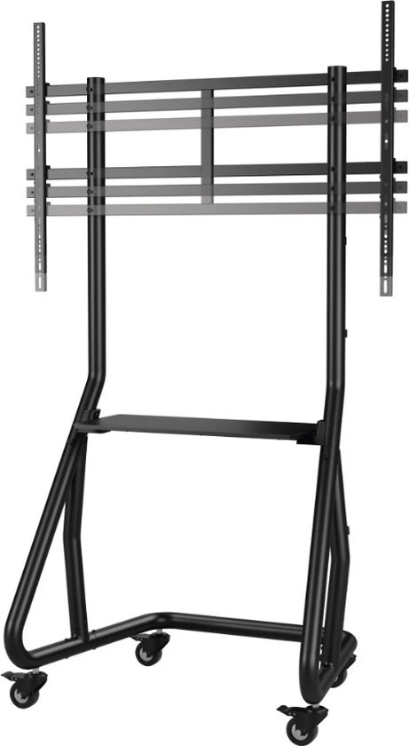 Hama Tv-standaard met wielen "Trolley", tot 100 inch, hoogte verstelbaar, zwart